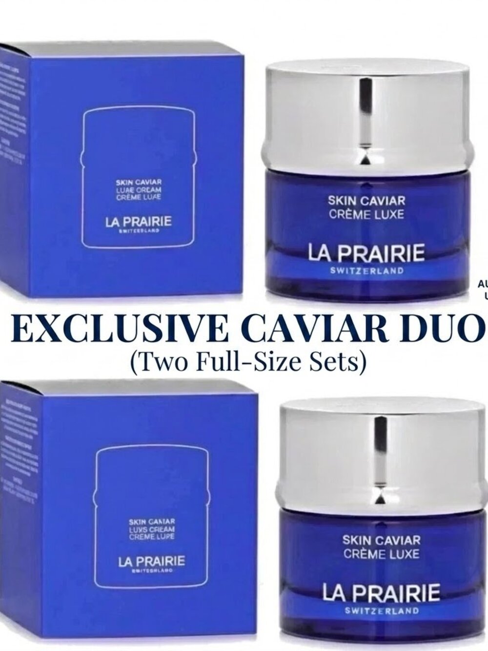 La Prairie - Skin Caviar Luxe Cream (50ml/1.7oz ) - Pack of 2